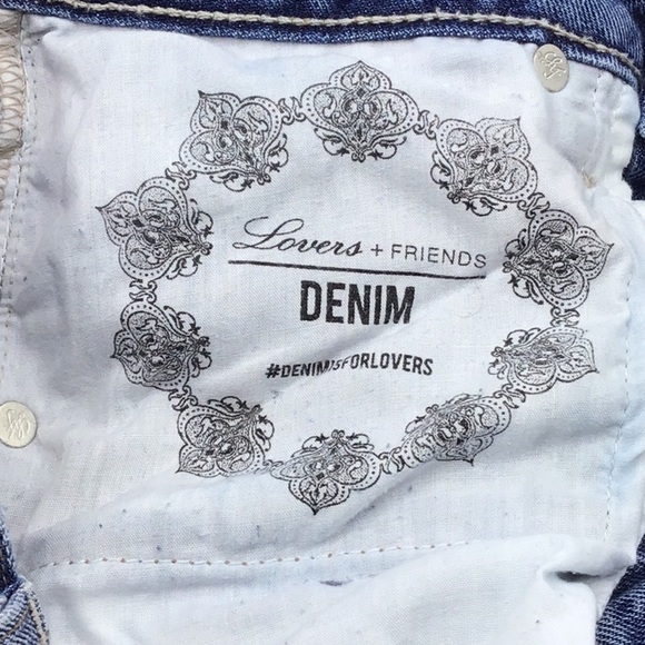 Lovers+Friends Ezra Slim BF Jean Cypress Size 24 - Picture 9 of 14